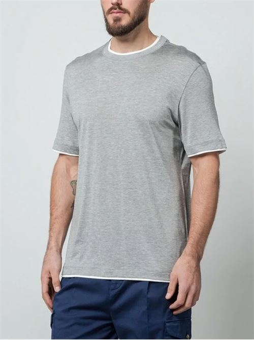 Cotton T-shirt BRUNELLO CUCINELLI | MD8217427CLH70